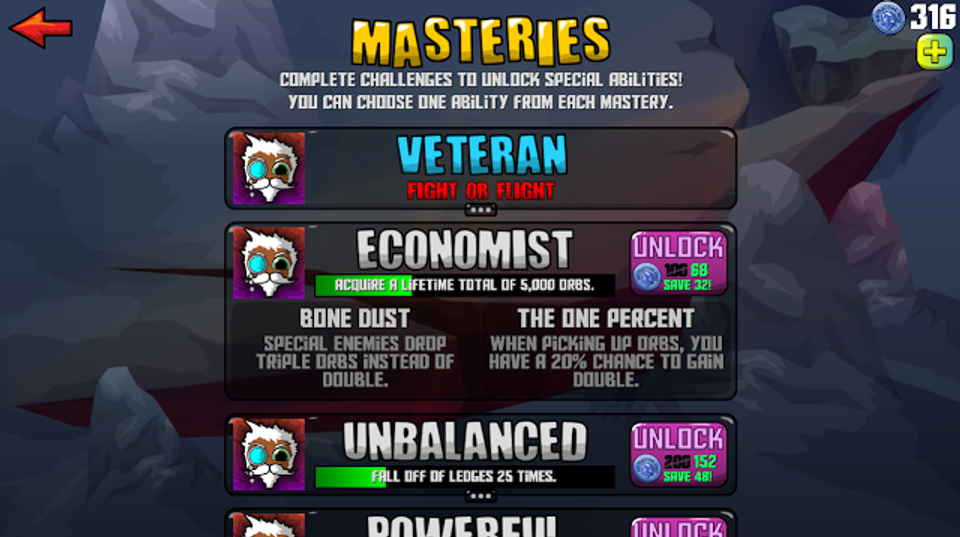 masteries updated