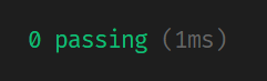 Screenshot of Mocha output falsely showing that a test didn't fail.