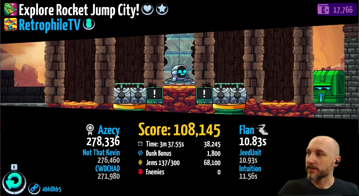 Still from my Levelhead Stream