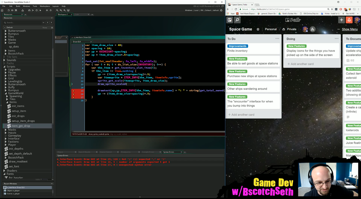 Game Dev Streaming July 7!