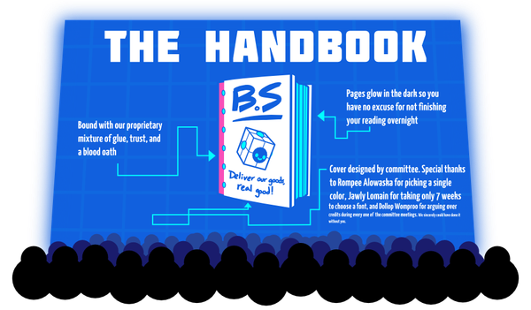 Levelhead launches Thursday! Get the New Employee Handbook 📚!